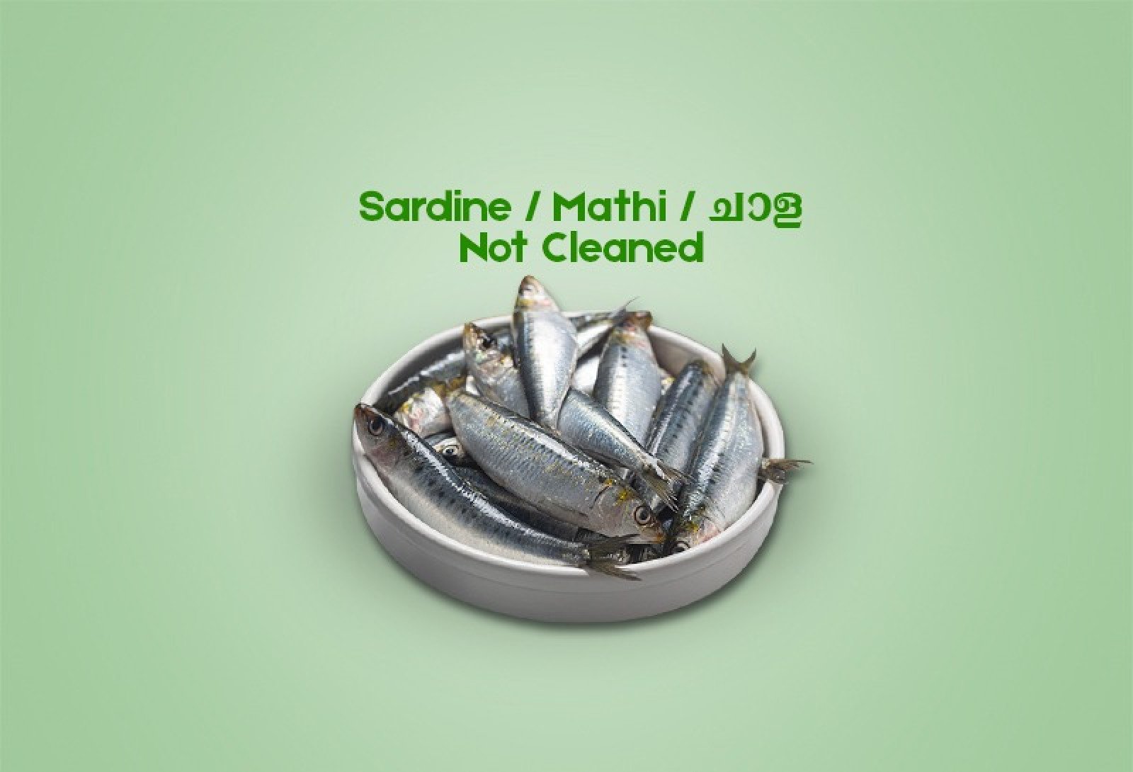 Cleaned Sardine  /  Mathi / ചാള Medium - 300gm